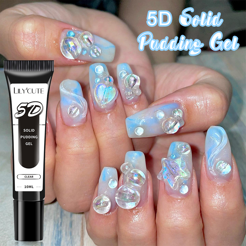Resin Art Youtube - Lilycute 10ml 5d sólido pudim gel