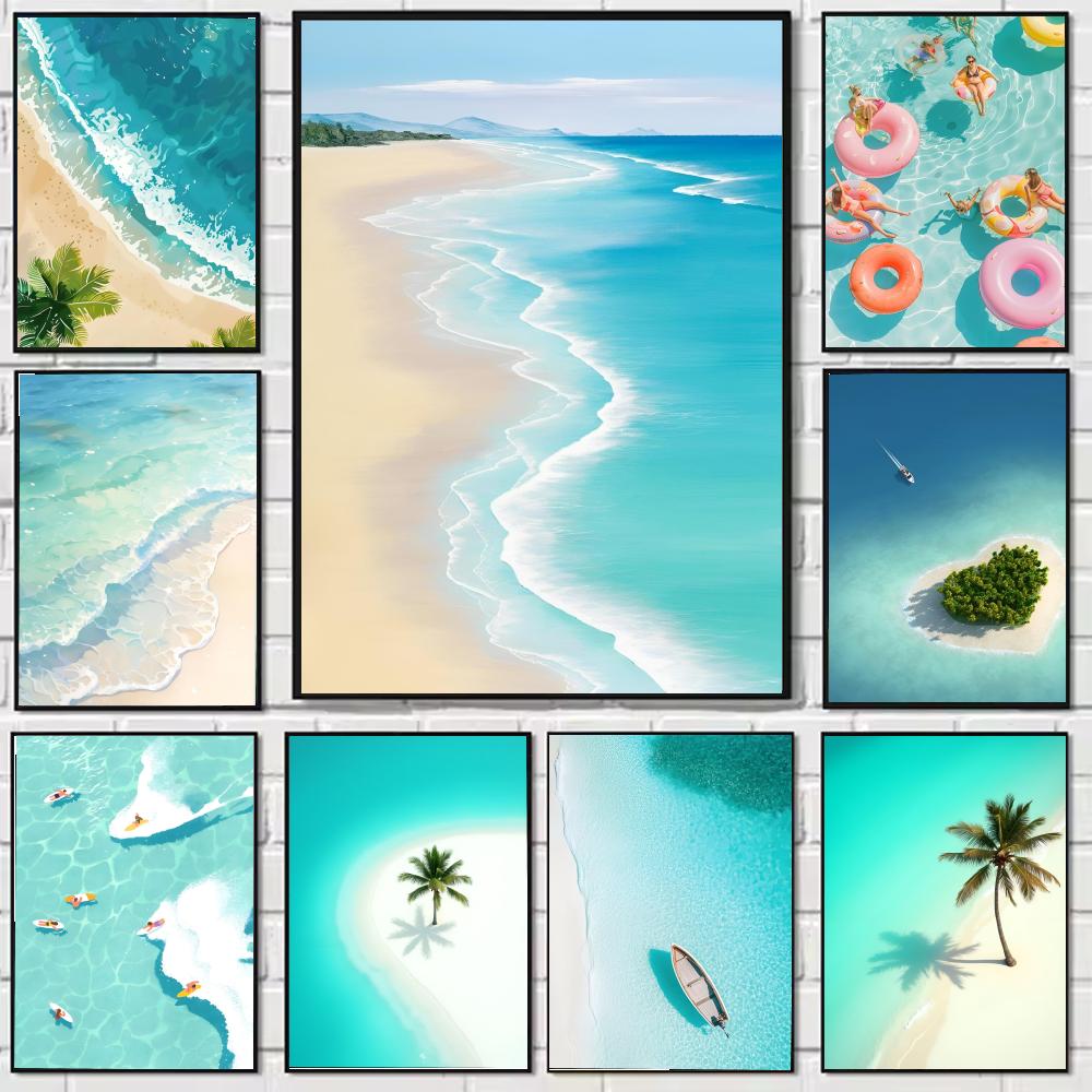 Resin Art Wallpaper - Pôster de Férias de Verão no