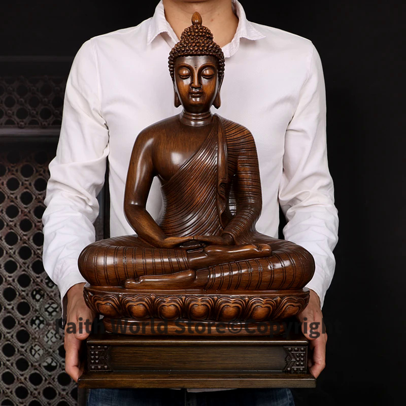 Resin Art India - Home Loja sentado Buda Art Estátua,