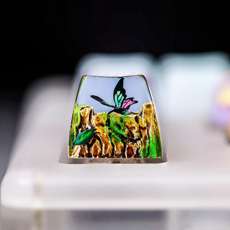 Resin Art Baby - Tecla de Resina com Tema de