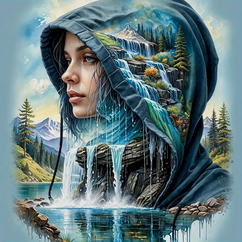 Resin Art Wallpaper - SDOYUNO Diy 5d Fantasia Mulheres Diamante