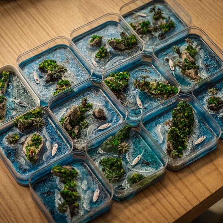 Micro-Ilha artesanal das Ilhas - Resin Art Ideas avaliação e preço