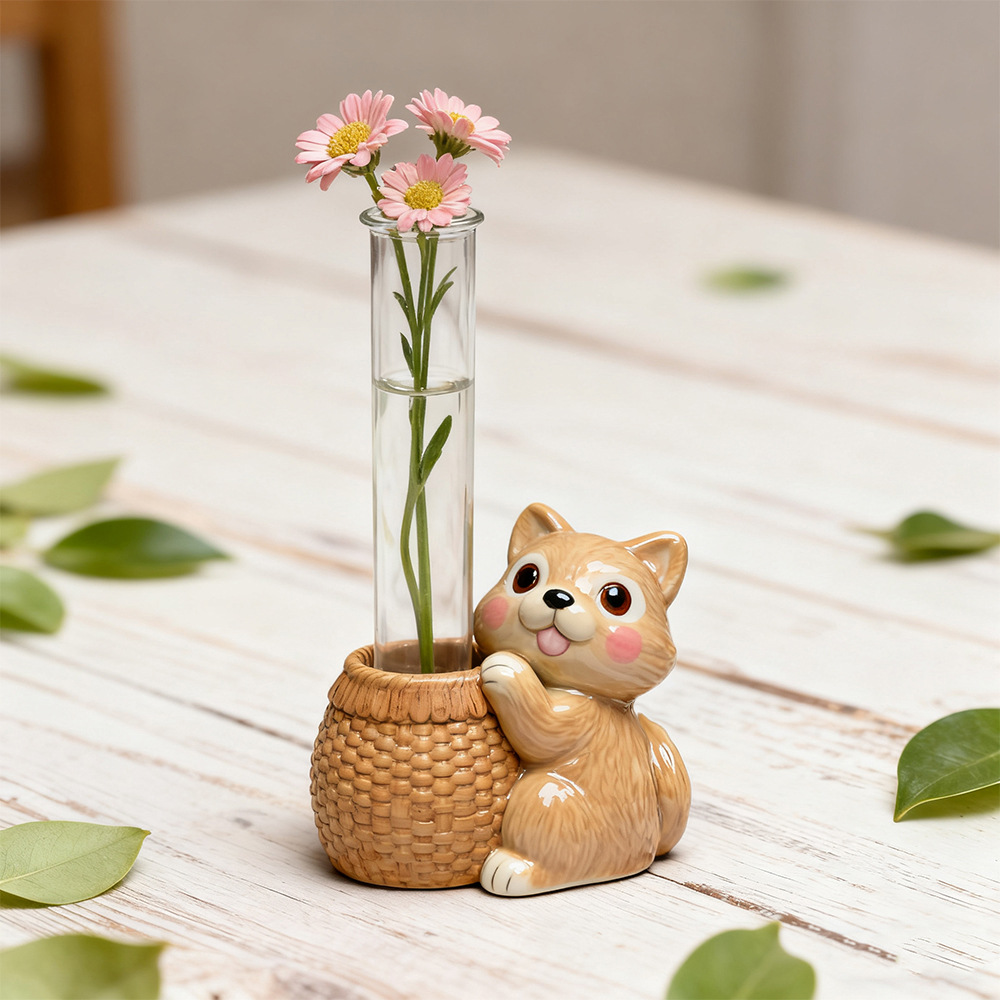Panda coelho tubo de ensaio va - Resin Art Youtube avaliação e preço