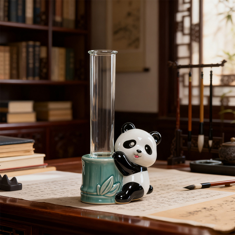 Panda coelho tubo de ensaio va - Resin Art Youtube avaliação e preço