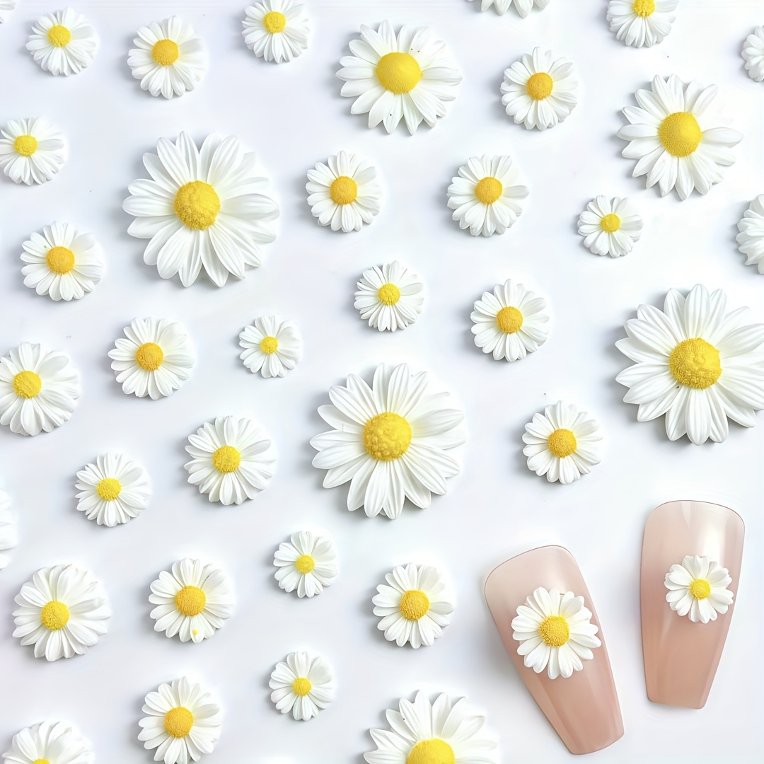 Flores de Margarida Brancas Re - Resin Art Baby avaliação e preço