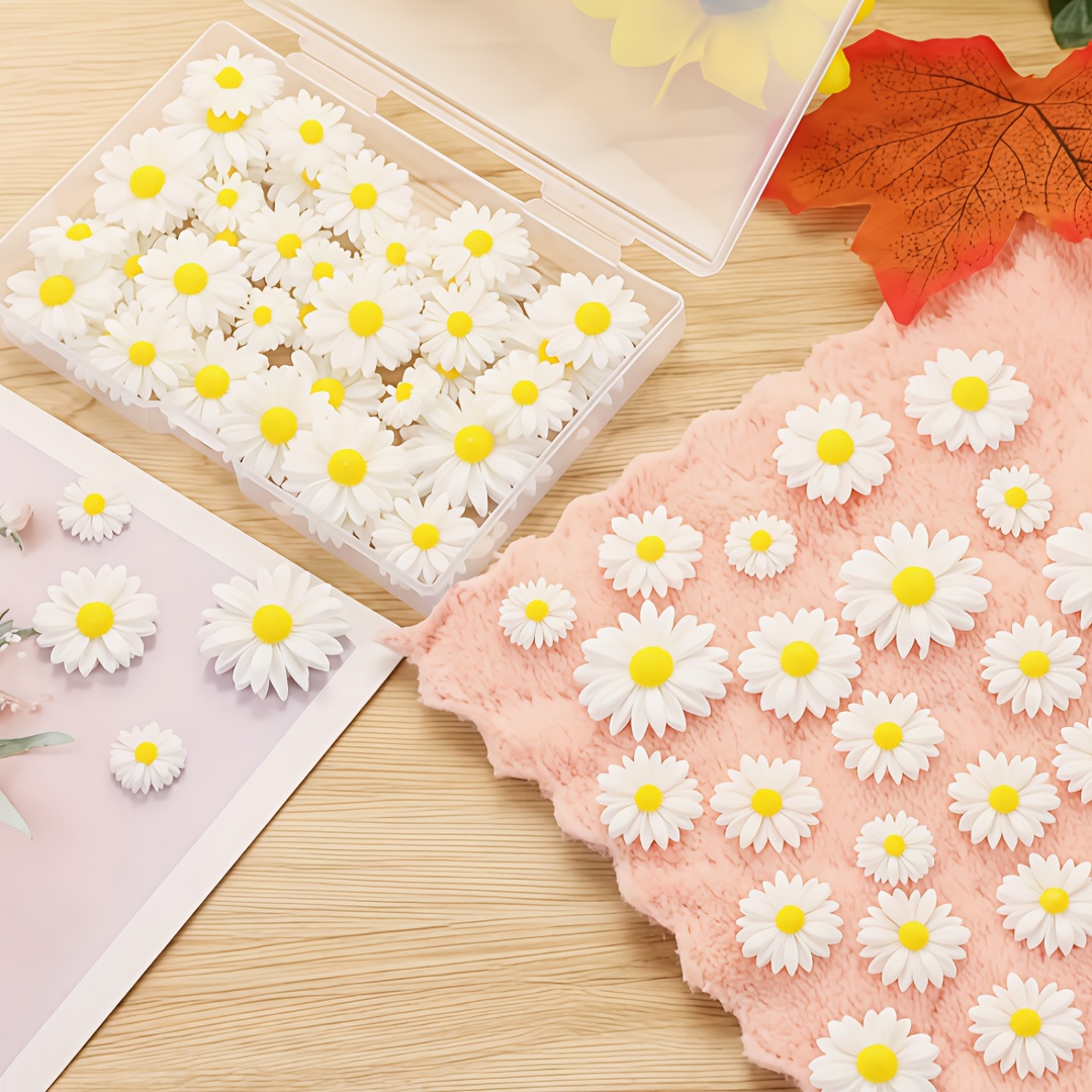 Flores de Margarida Brancas Re - Resin Art Baby avaliação e preço