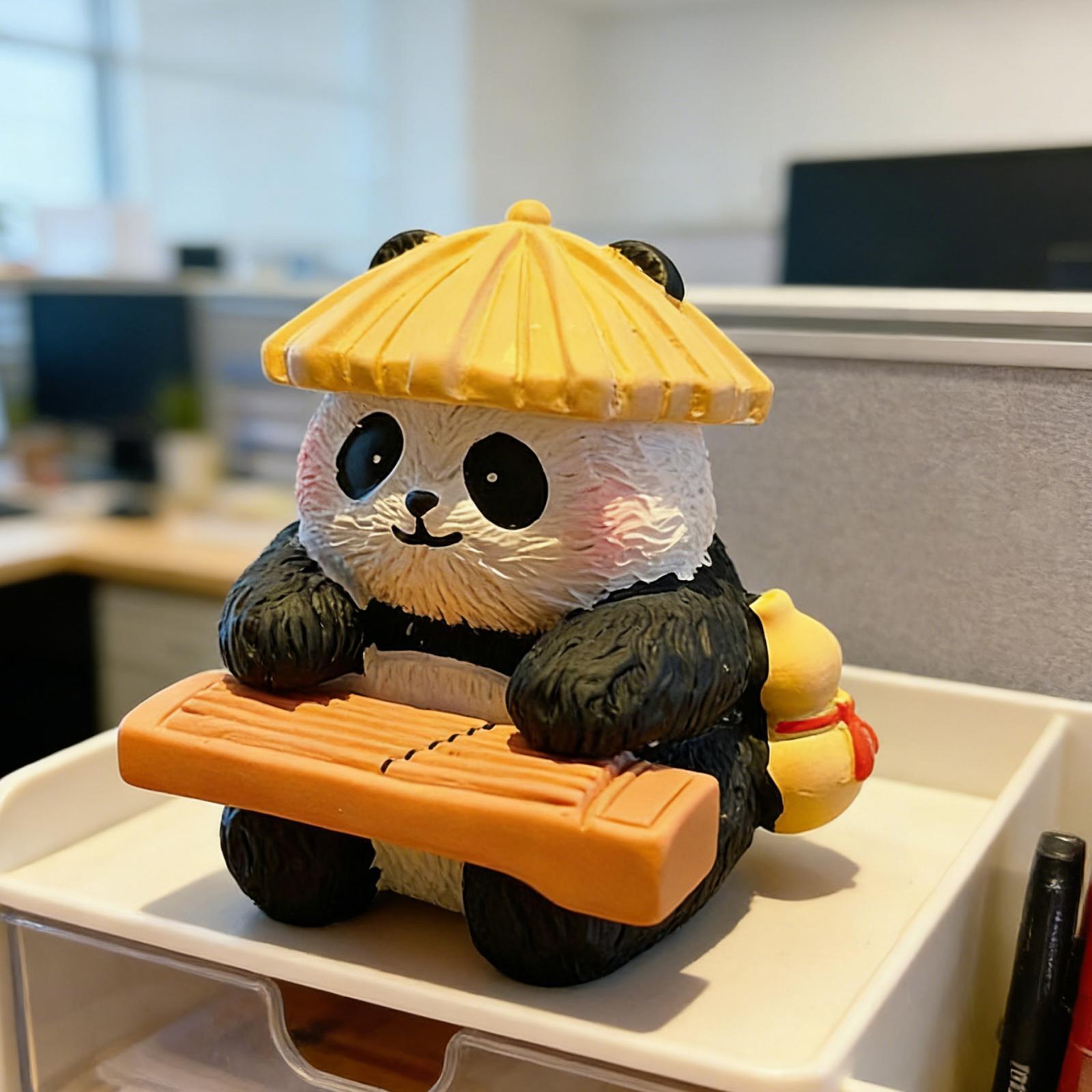 Estatueta de Panda em Resina,  - Resin Art Dining Table avaliação e preço