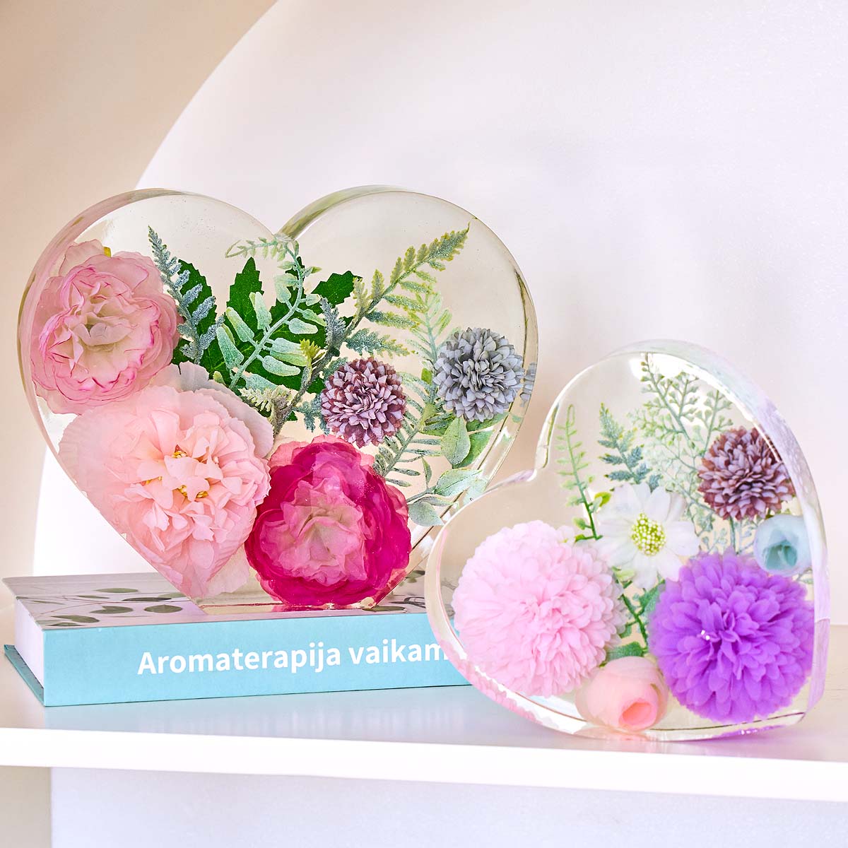 Molde de Silicone Grande em Fo - Resin Art Heart avaliação e preço