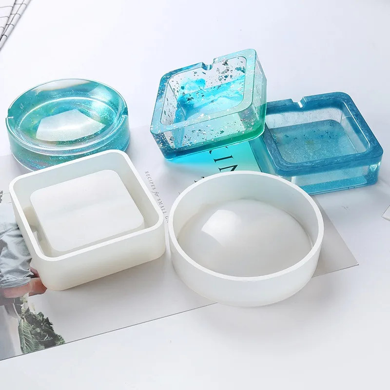 Molde de silicone cinzeiro res - Resin Art Heart avaliação e preço
