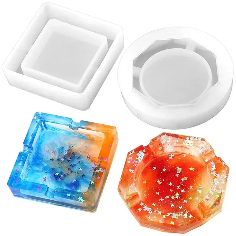 Molde de silicone cinzeiro res - Resin Art Heart avaliação e preço