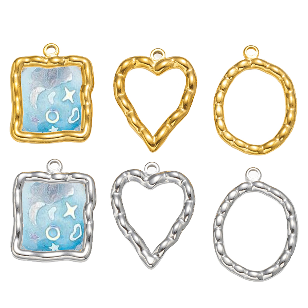 5 pçs de aço inoxidável coraçã - Resin Art Heart avaliação e preço