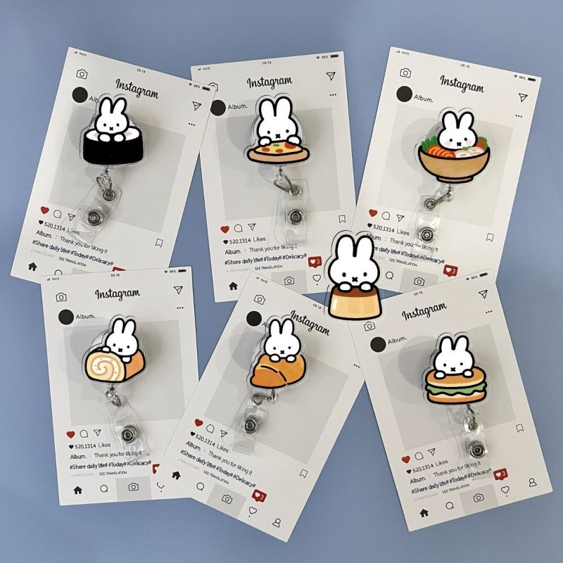 Novo Porta-Crachá Retrátil com - Resin Art Name avaliação e preço