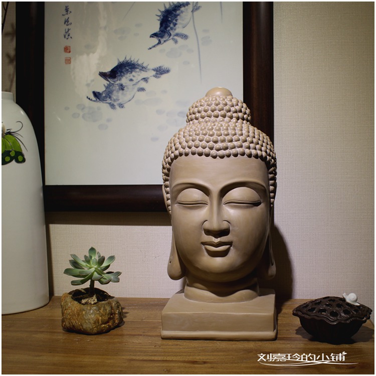 Figura de Buda Grande de 40CM  - Resin Art India avaliação e preço