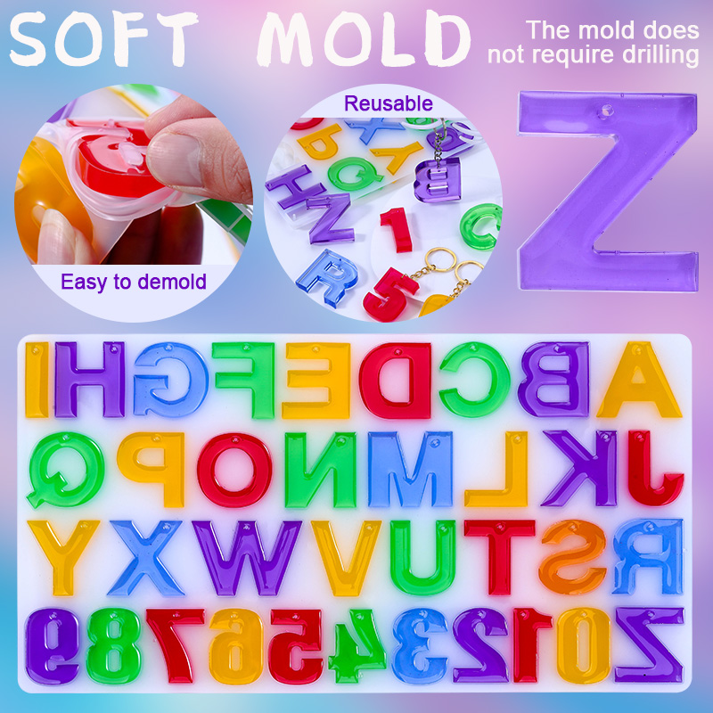 Kit de resina epóxi para inici - Resin Art Letter Keychain avaliação e preço