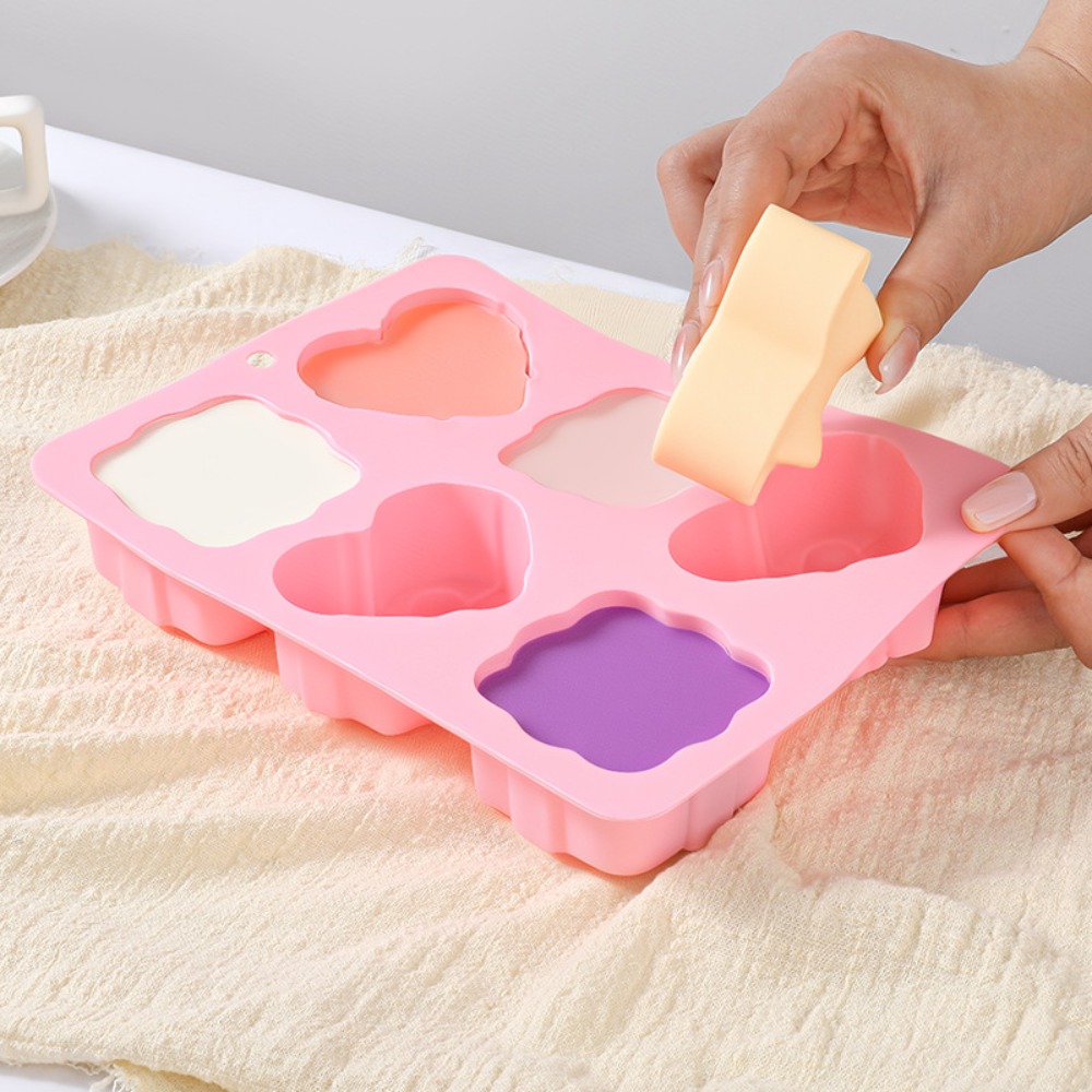Molde de silicone quadrado em  - Resin Art Heart avaliação e preço