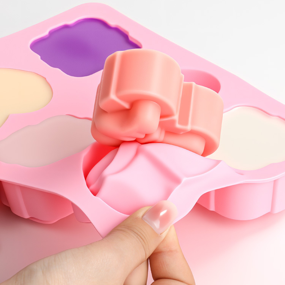 Molde de silicone quadrado em  - Resin Art Heart avaliação e preço