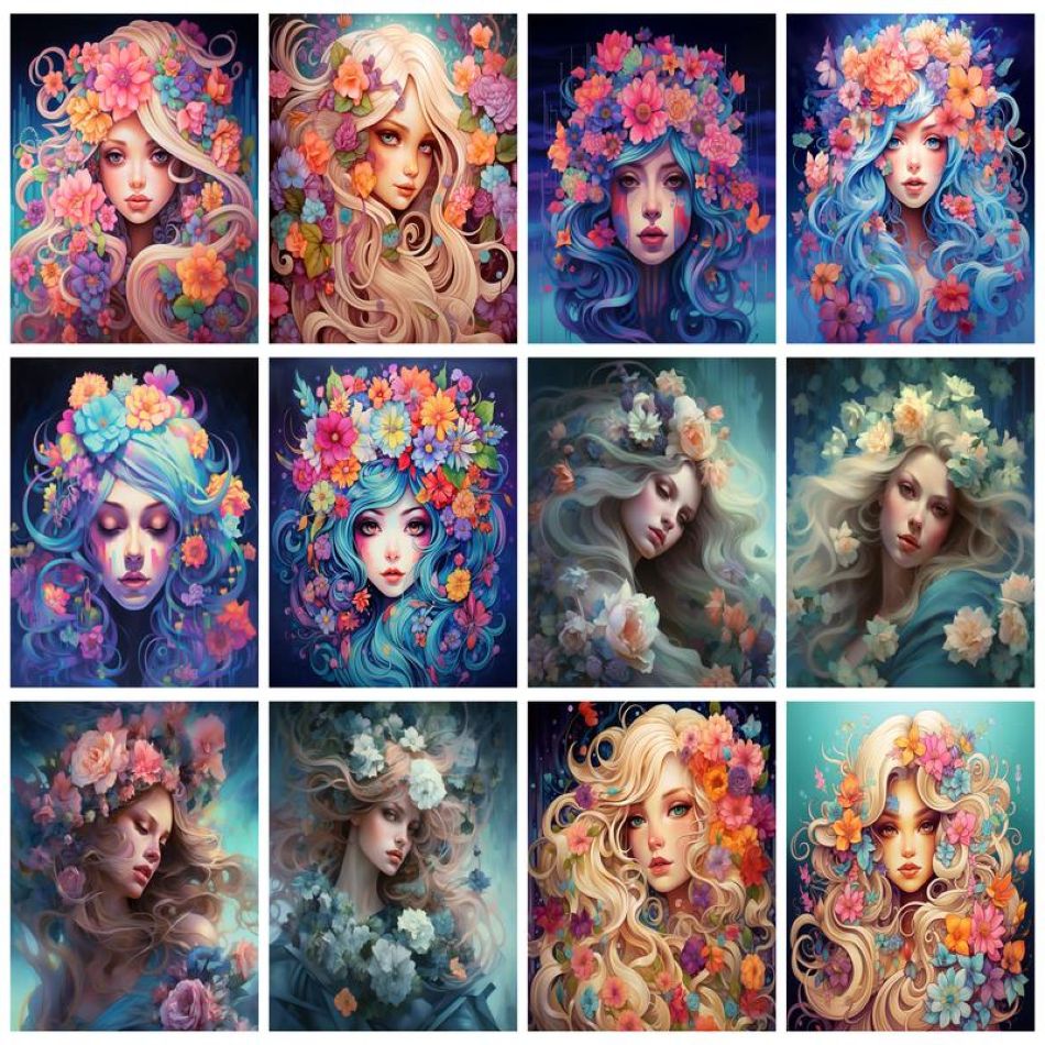Pintura de Diamante CHENISTORY - Resin Art Ideas With Pictures avaliação e preço