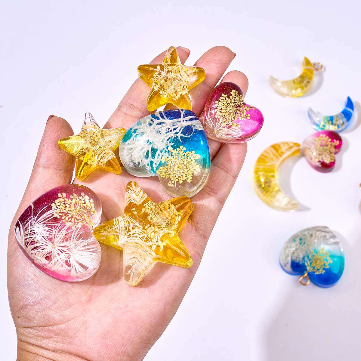 Molde de Silicone para Pingent - Resin Art Heart avaliação e preço
