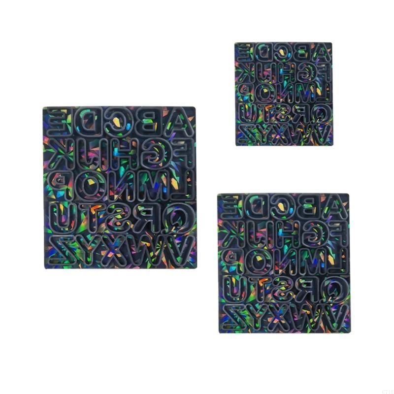 Letra brinco molde resina holo - Resin Art Letter Keychain avaliação e preço