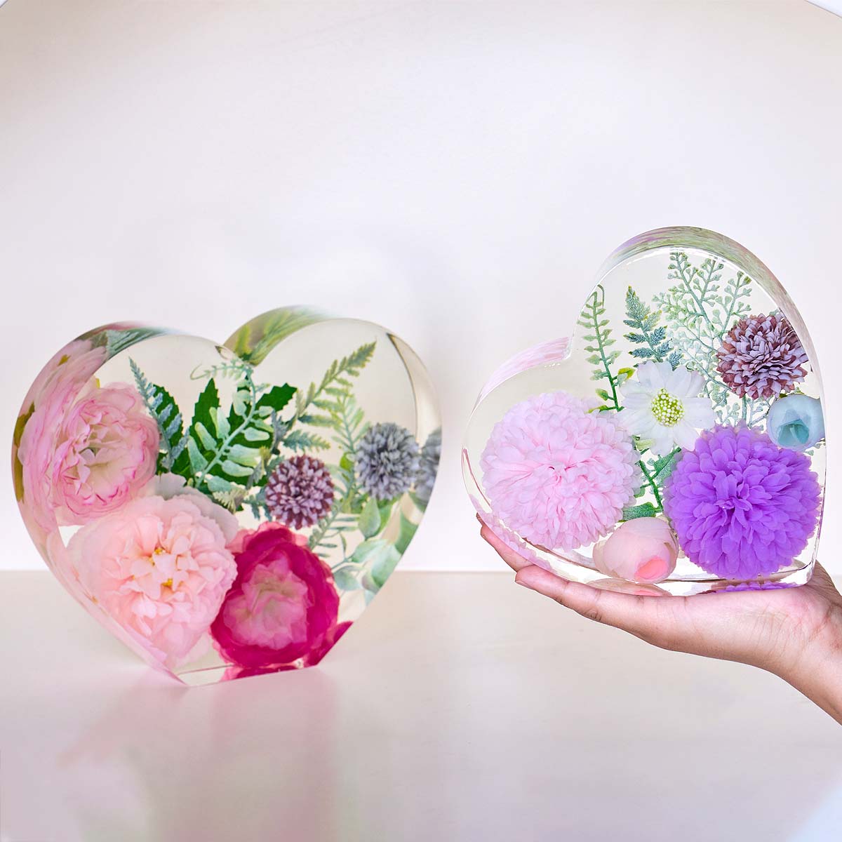 Molde de Silicone para Artesan - Resin Art Heart avaliação e preço