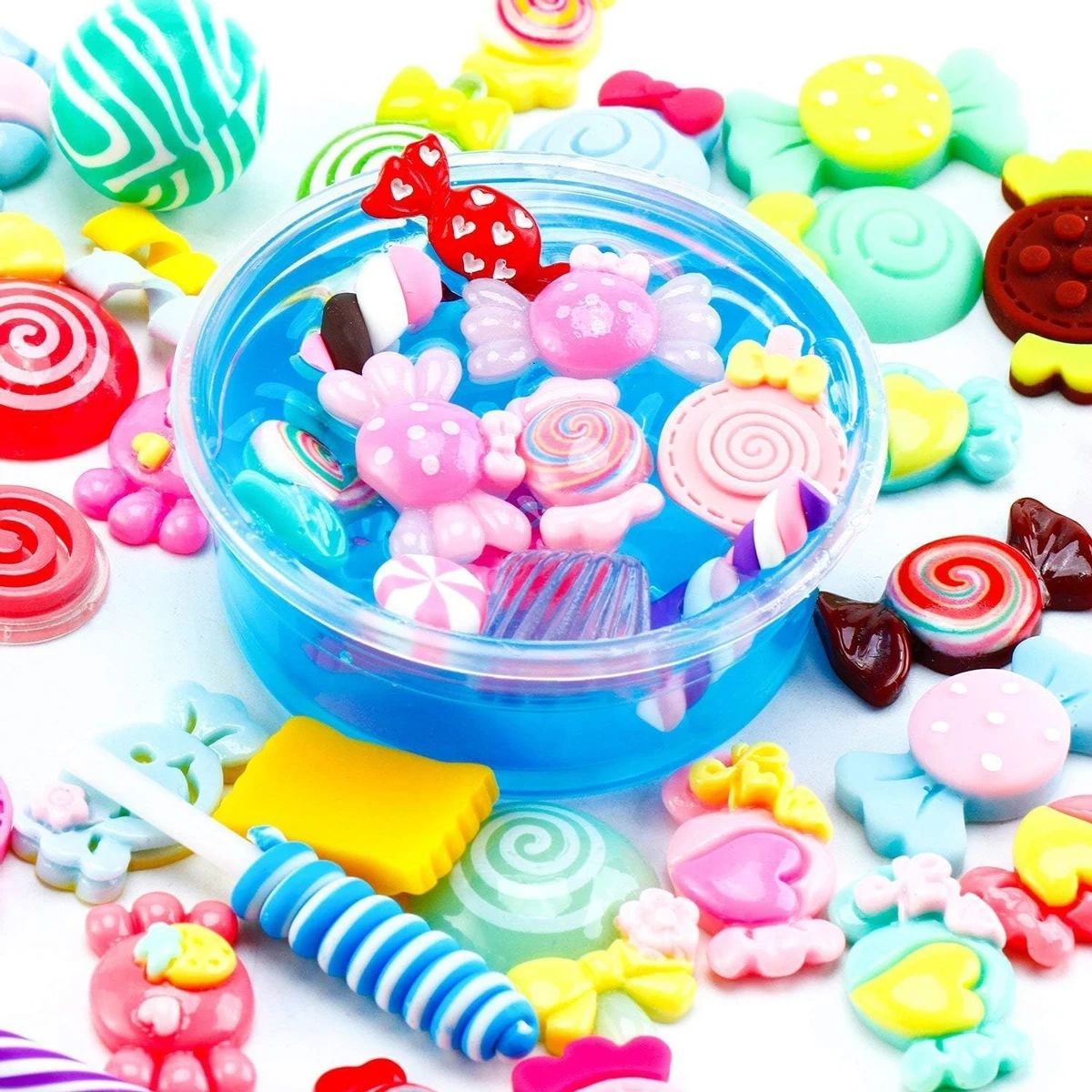 30 pçs aleatório doces slime e - Resin Art And Craft avaliação e preço