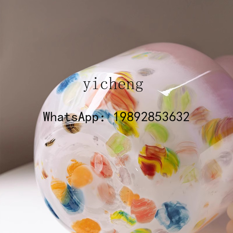 Vaso de vidro FY, ornamento pa - Resin Art Dining Table avaliação e preço