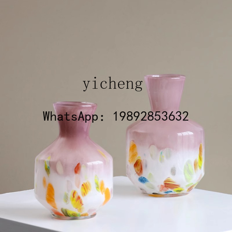Vaso de vidro FY, ornamento pa - Resin Art Dining Table avaliação e preço