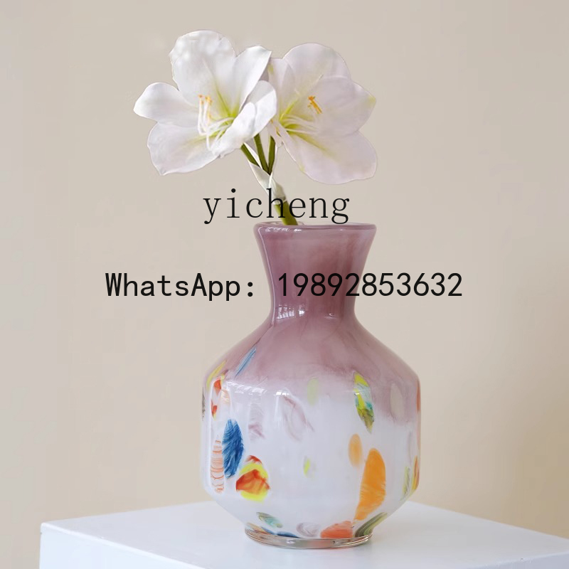 Vaso de vidro FY, ornamento pa - Resin Art Dining Table avaliação e preço