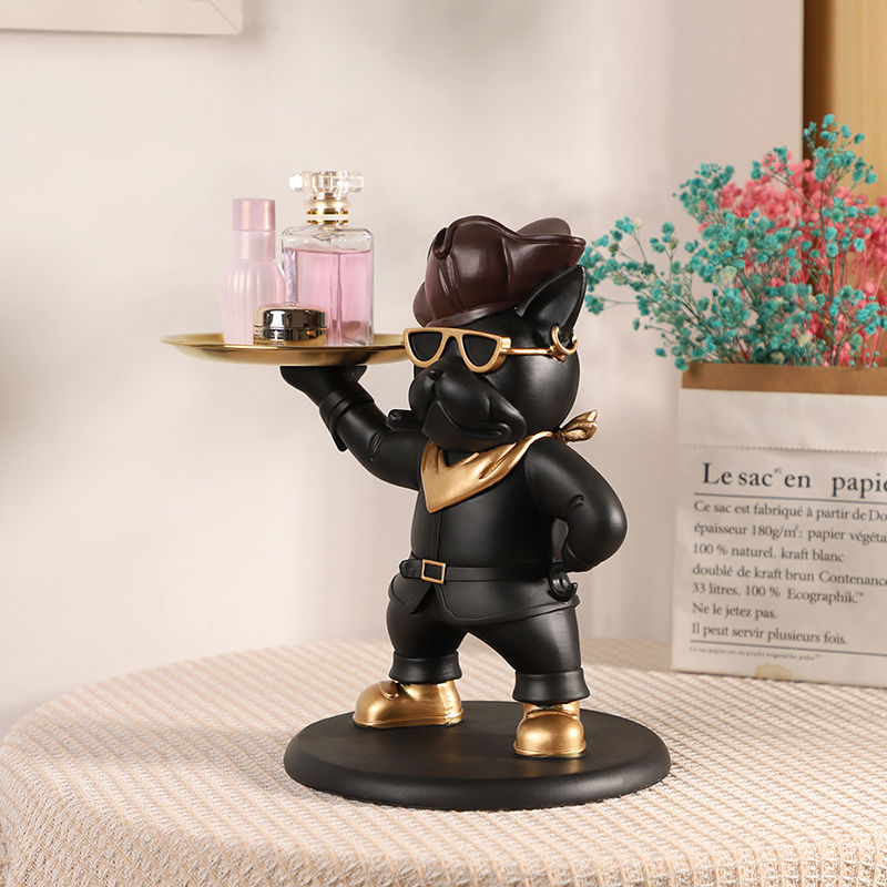 Bandeja de estátua de chef pir - Resin Art Dining Table avaliação e preço