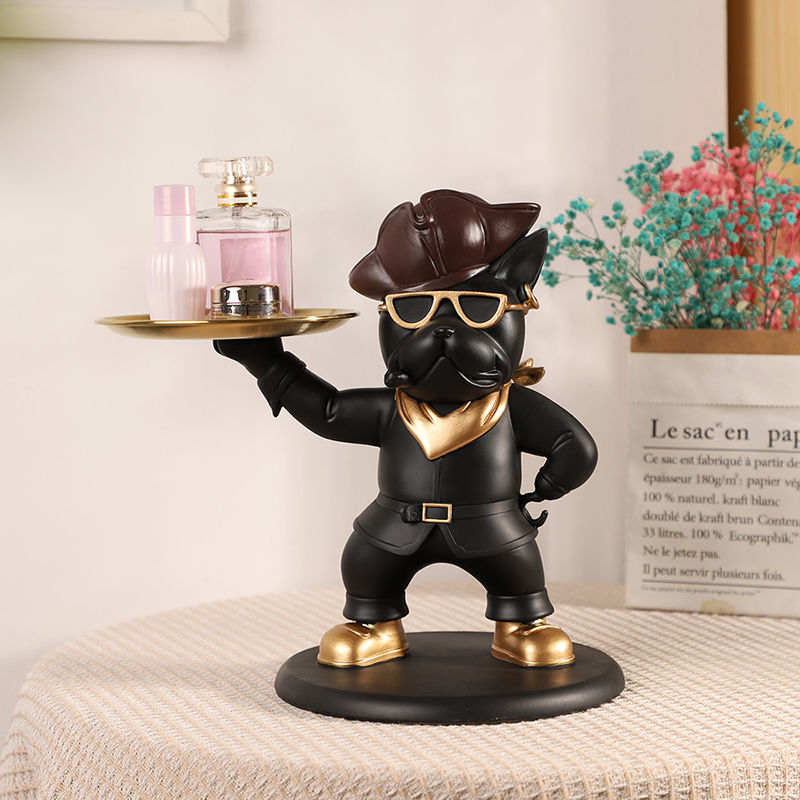 Bandeja de estátua de chef pir - Resin Art Dining Table avaliação e preço
