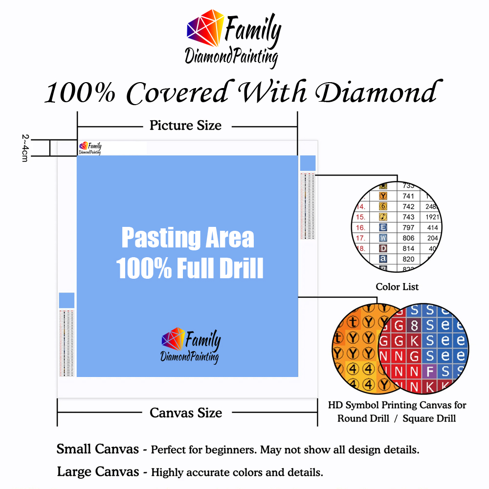 Pintura diamante família color - Resin Art Baby avaliação e preço