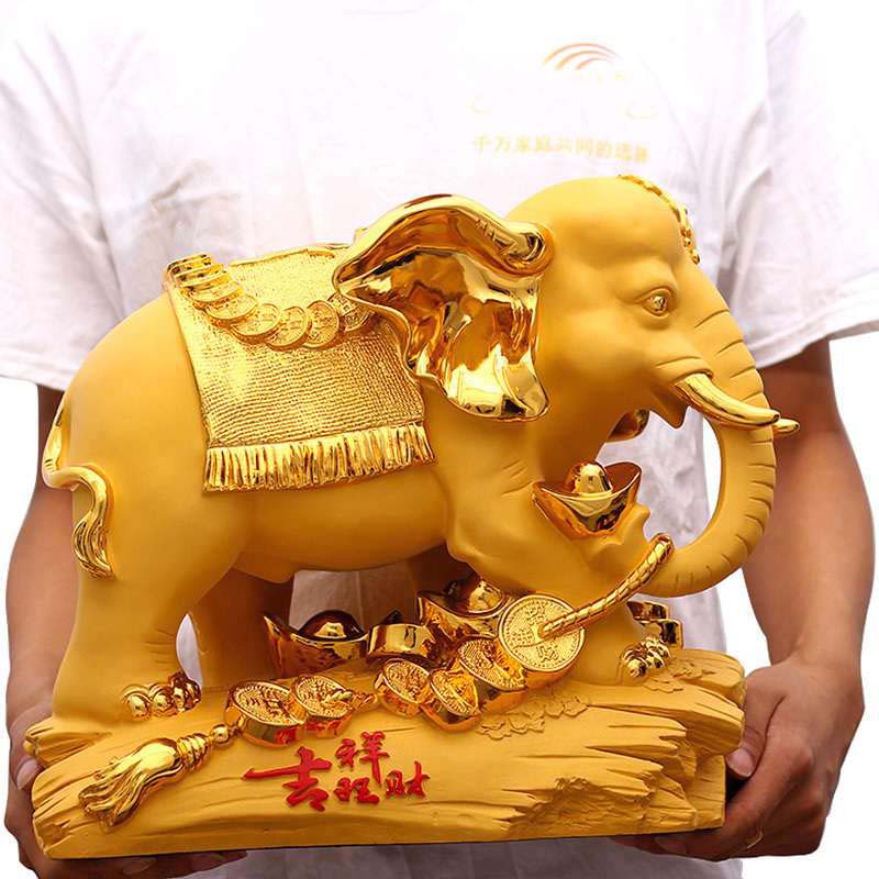 Grande #   Estátua de Elefante - Resin Art India avaliação e preço