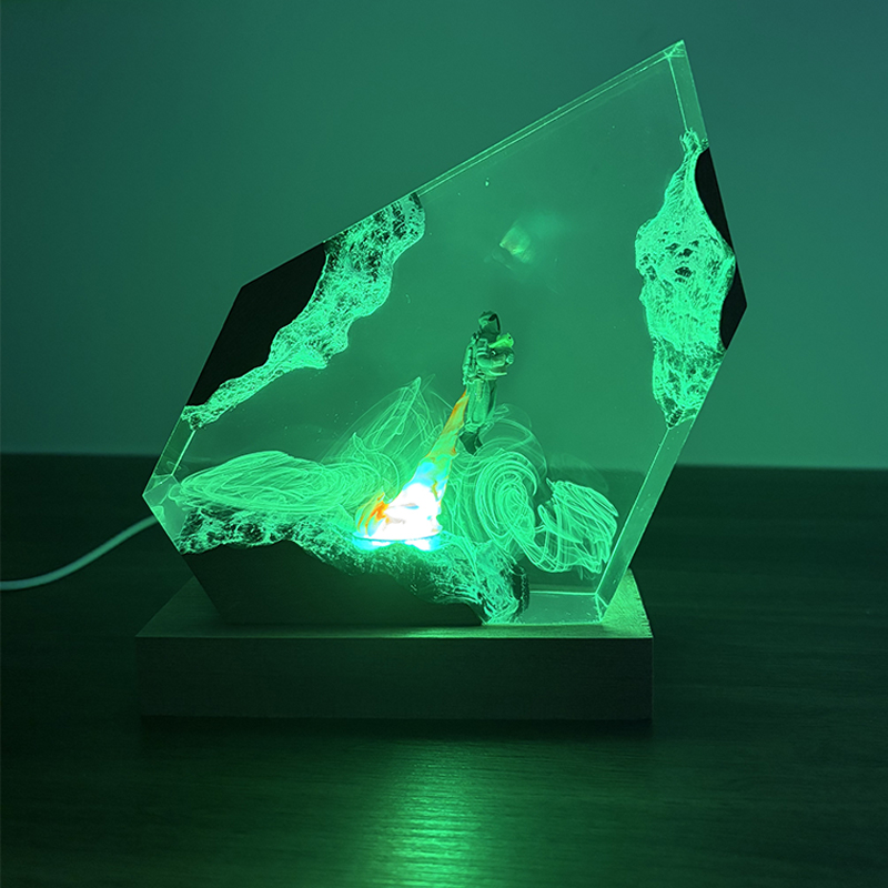 Luminária de Mesa de Resina co - Resin Art Baby avaliação e preço