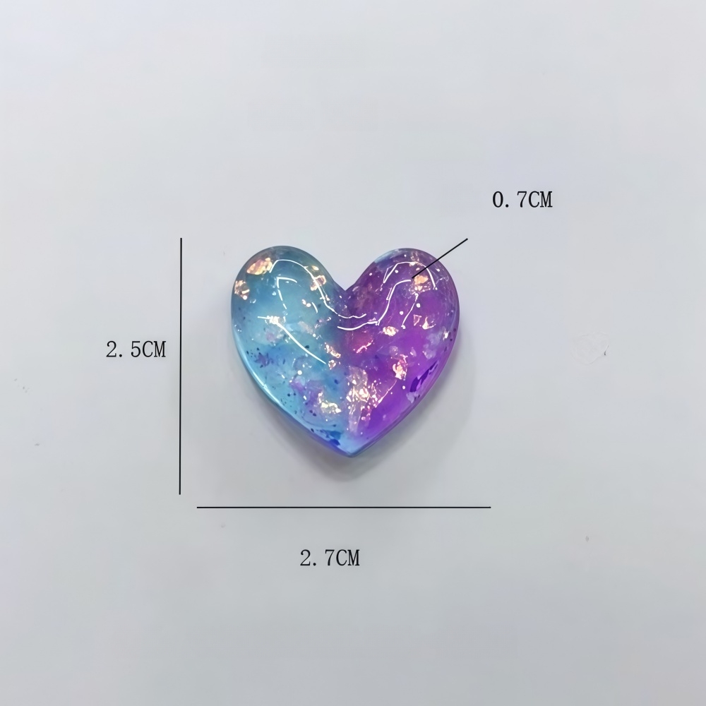 12/24/36 pçs resina transparen - Resin Art Heart avaliação e preço