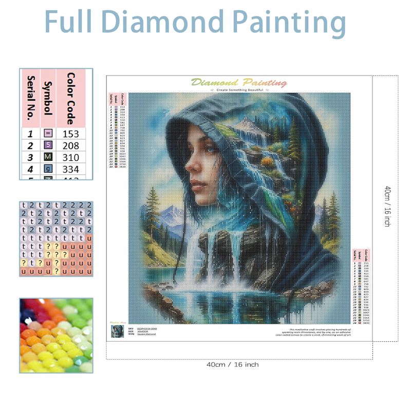 SDOYUNO Diy 5d Fantasia Mulher - Resin Art Wallpaper avaliação e preço