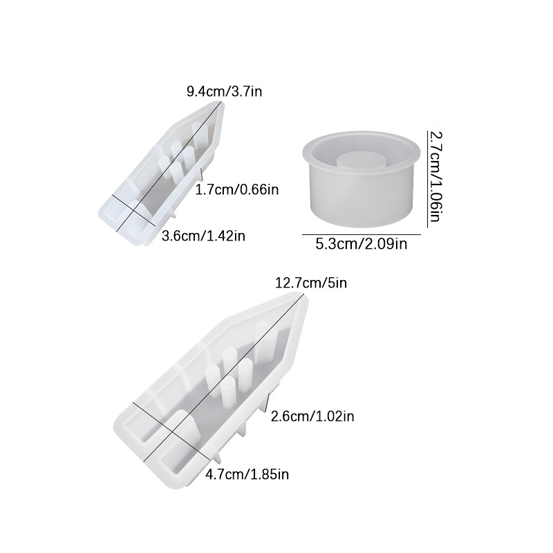 DNEJIU 3 peças de molde de sil - Resin Art Heart avaliação e preço